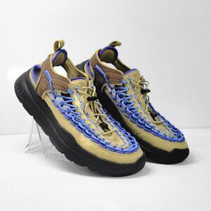 KEEN UNEEK WK Men’s Sneakers Sz 10 Beige Blue Trail Outdoor Walking NW0B